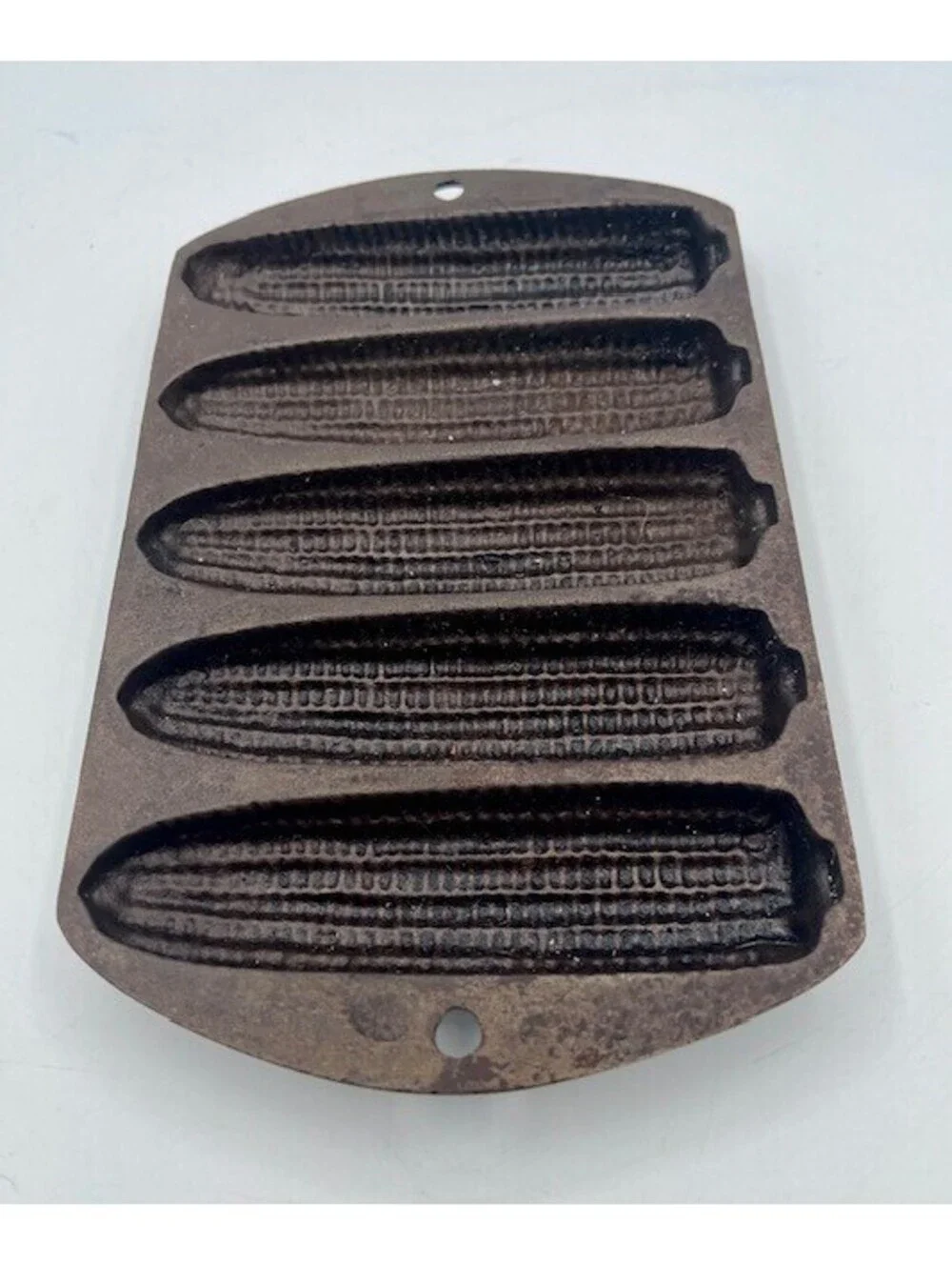 Vintage Cast Iron Corn On Cob Cornbread Pan Made In USA